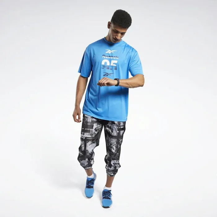 TShirts and Graphic Tees Mens Reebok MYT Tee Horizon Blue