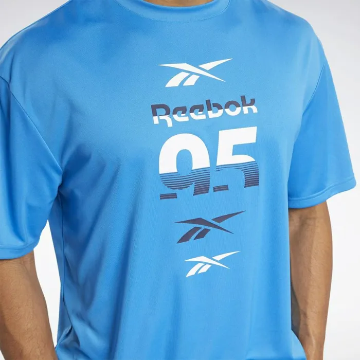 TShirts and Graphic Tees Mens Reebok MYT Tee Horizon Blue