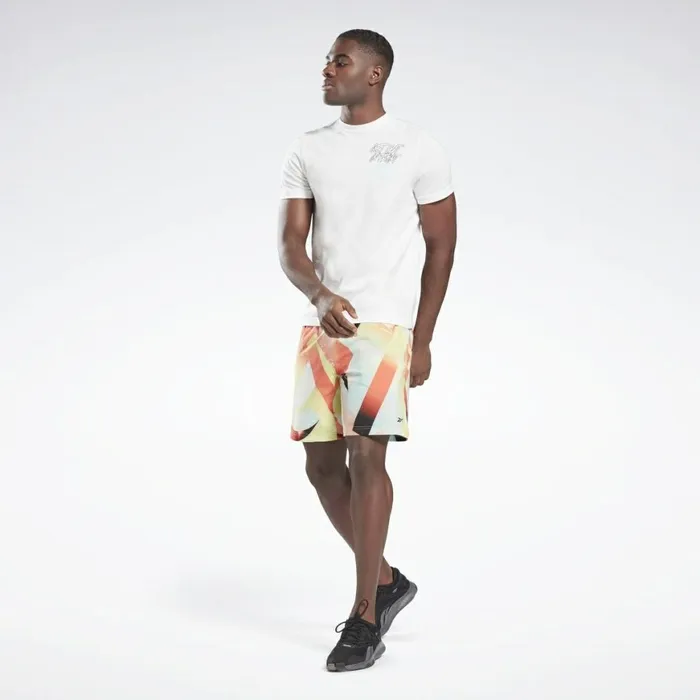 TShirts and Graphic Tees Mens Reebok Retro Vector TShirt White