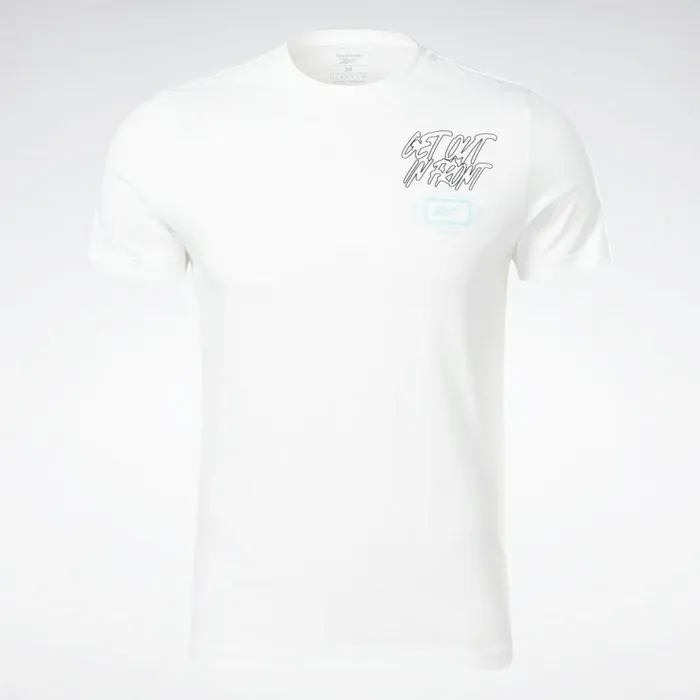 TShirts and Graphic Tees Mens Reebok Retro Vector TShirt White