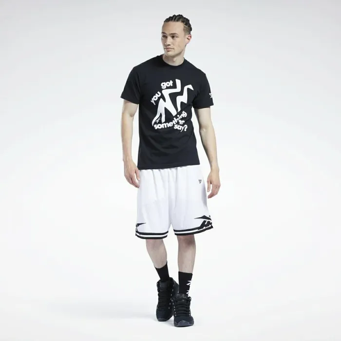 TShirts and Graphic Tees Mens Reebok Something To Say Stripes Tee Multi
