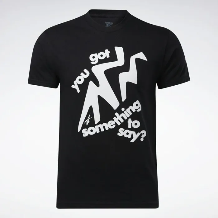 TShirts and Graphic Tees Mens Reebok Something To Say Stripes Tee Multi