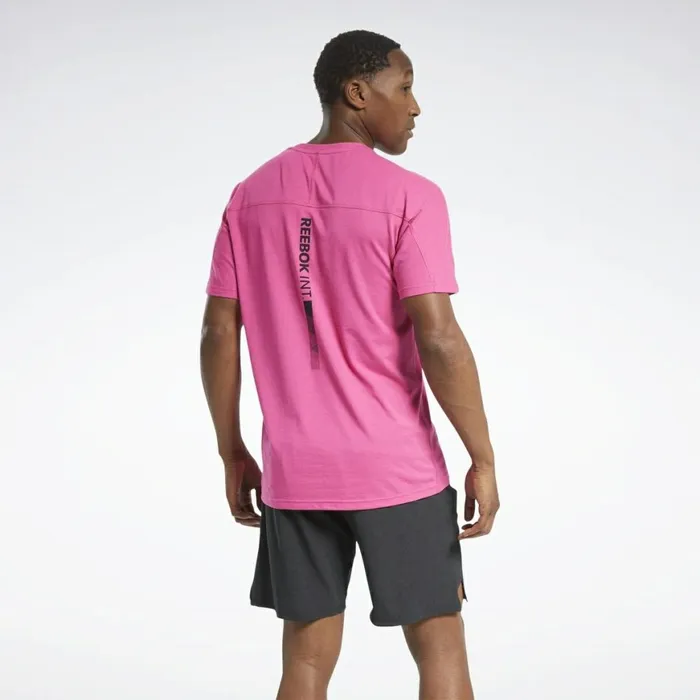 TShirts and Graphic Tees Mens Reebok Speedwick Graphic Move Tee Proud Pink