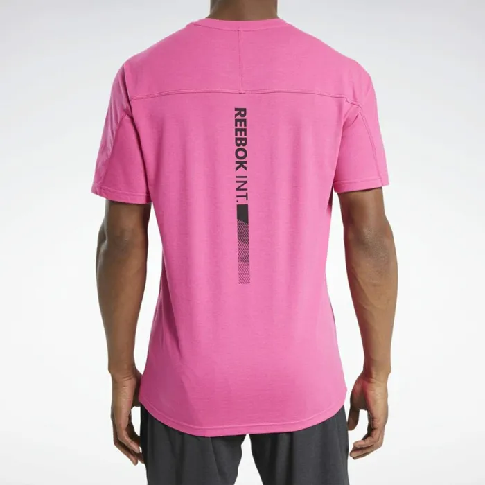 TShirts and Graphic Tees Mens Reebok Speedwick Graphic Move Tee Proud Pink