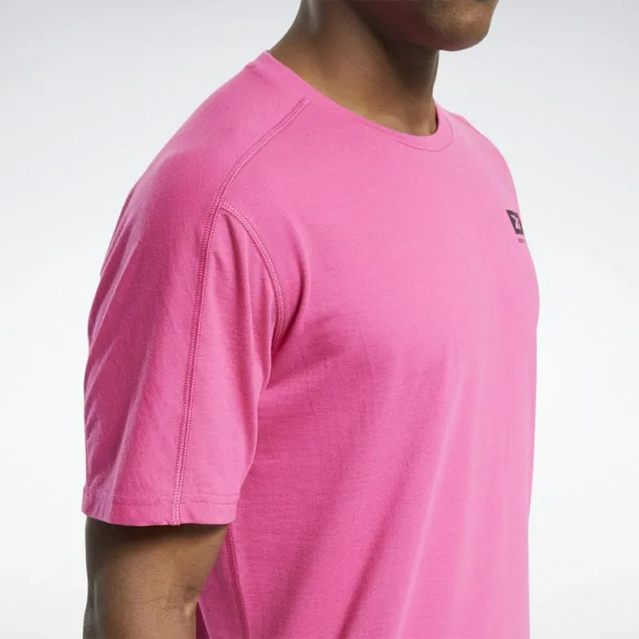 TShirts and Graphic Tees Mens Reebok Speedwick Graphic Move Tee Proud Pink