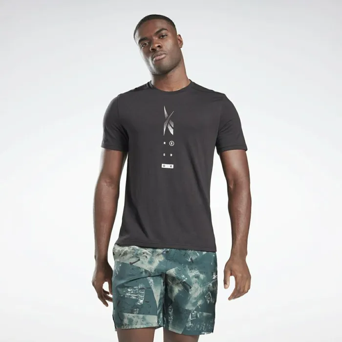 TShirts and Graphic Tees Mens Reebok Speedwick Move TShirt Black