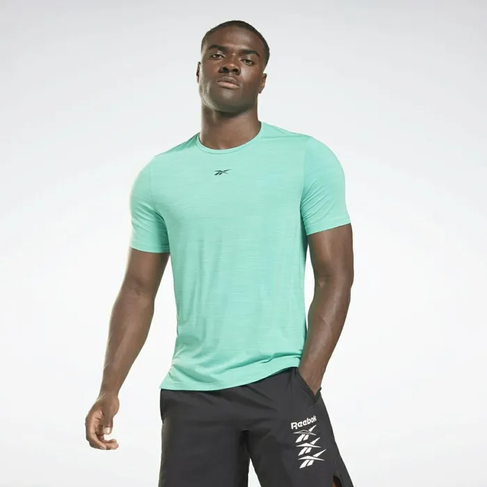 TShirts and Graphic Tees Mens Reebok Tech Style Activchill Move TShirt Future Teal TShirts and Graphic Tees Mens Reebok Tech Style Activchill Move TShirt Future Teal