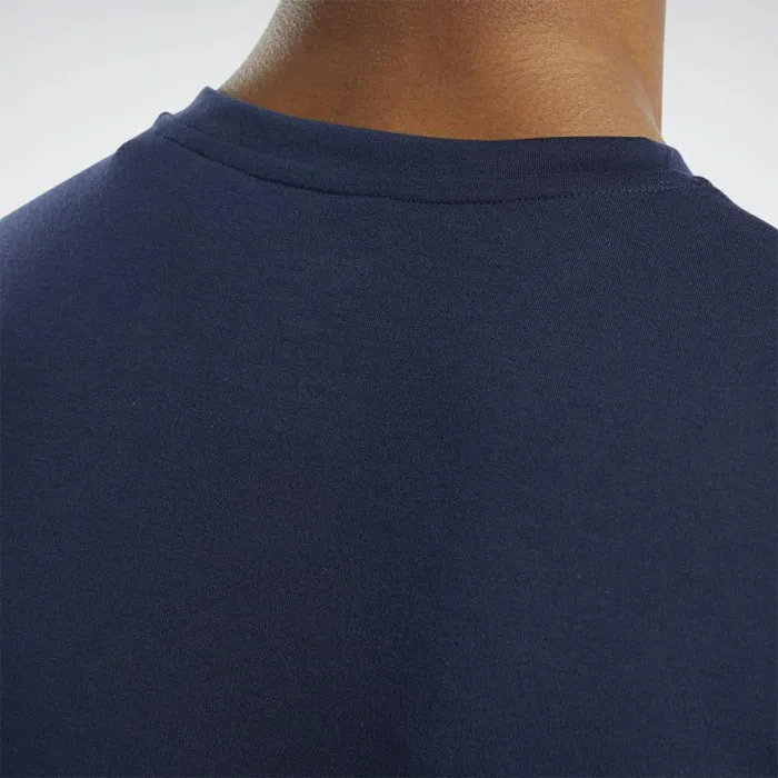TShirts and Graphic Tees Mens Reebok Tee Vector Navy