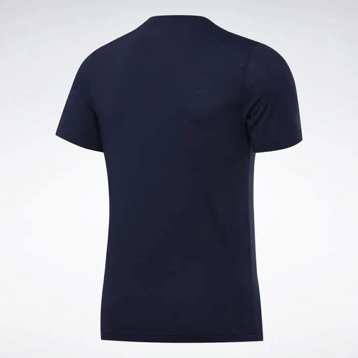 TShirts and Graphic Tees Mens Reebok Tee Vector Navy
