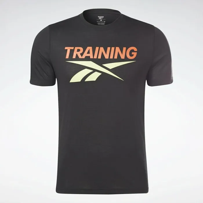 TShirts and Graphic Tees Mens Reebok Training Vector TShirt Black