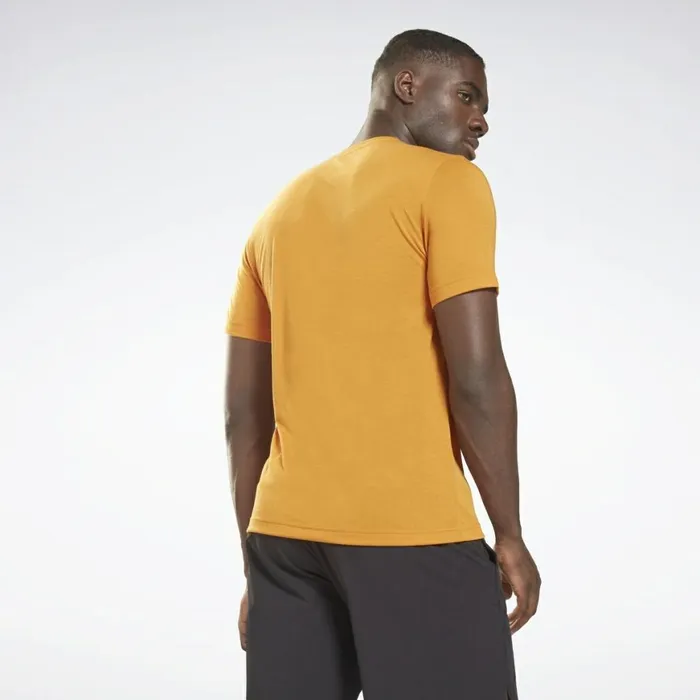 TShirts and Graphic Tees Mens Reebok Training Vector TShirt Radiant Ochre