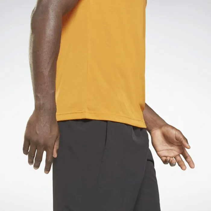 TShirts and Graphic Tees Mens Reebok Training Vector TShirt Radiant Ochre