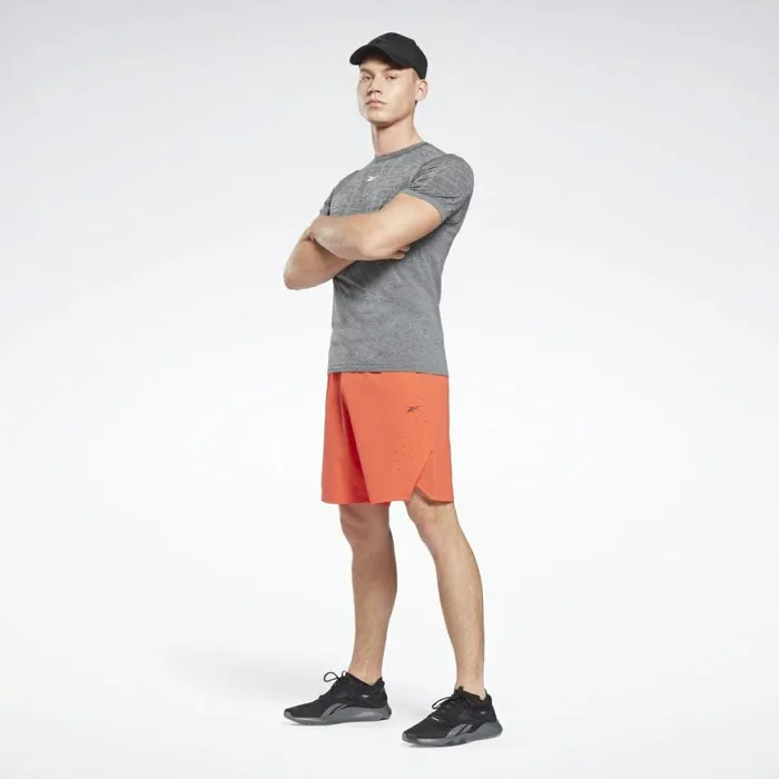 TShirts and Graphic Tees Mens Reebok United By Fitness MyoKnit Seamless TShirt Grey