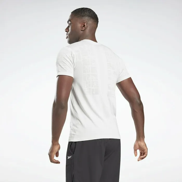 TShirts and Graphic Tees Mens Reebok United By Fitness MyoKnit Seamless TShirt True Grey 1