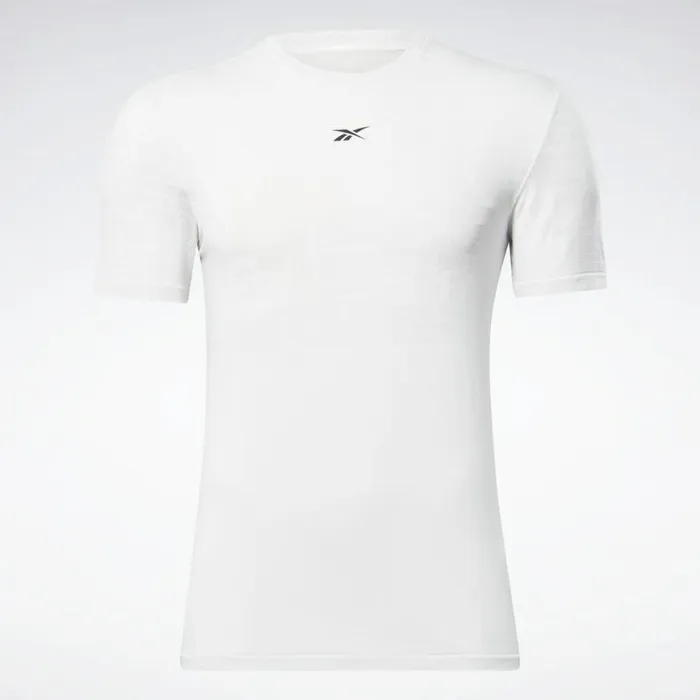TShirts and Graphic Tees Mens Reebok United By Fitness MyoKnit Seamless TShirt True Grey 1