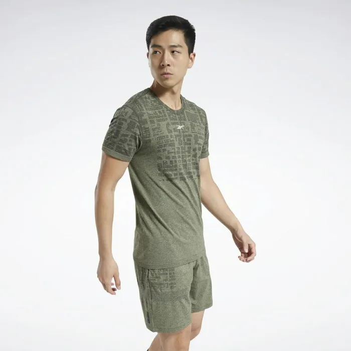 TShirts and Graphic Tees Mens Reebok United By Fitness MyoKnit Tee Poplar Green TShirts and Graphic Tees Mens Reebok United By Fitness MyoKnit Tee Poplar Green