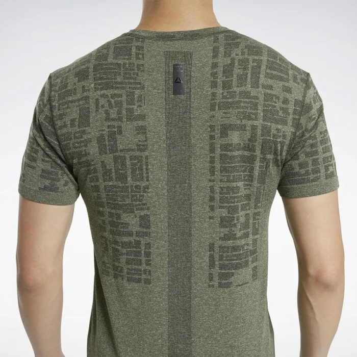 TShirts and Graphic Tees Mens Reebok United By Fitness MyoKnit Tee Poplar Green
