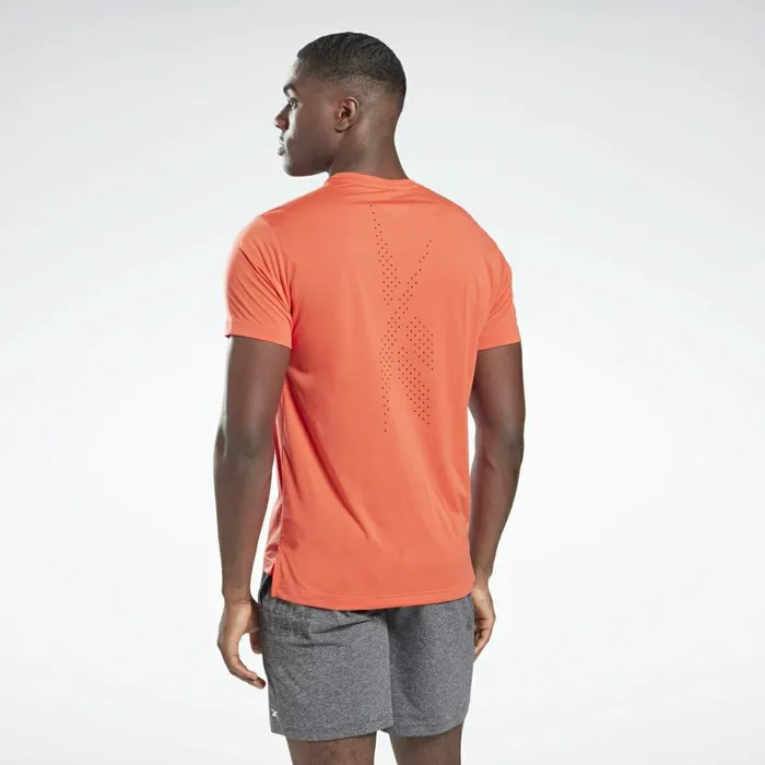 TShirts and Graphic Tees Mens Reebok United By Fitness Perforated TShirt Dynamic Red
