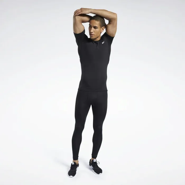 TShirts and Graphic Tees Mens Reebok Workout Ready Compression Tee Black