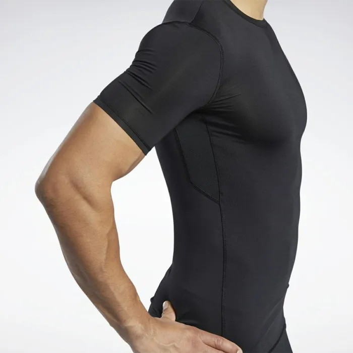 TShirts and Graphic Tees Mens Reebok Workout Ready Compression Tee Black