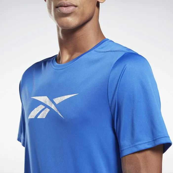 TShirts and Graphic Tees Mens Reebok Workout Ready Graphic TShirt Court Blue