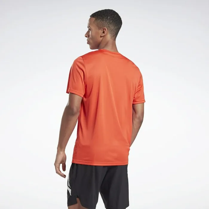 TShirts and Graphic Tees Mens Reebok Workout Ready Graphic TShirt Dynamic Red