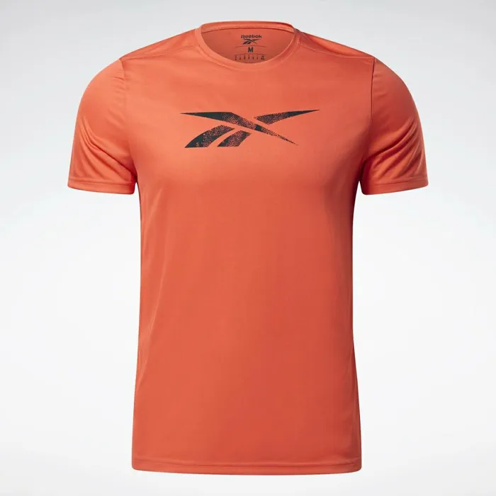 TShirts and Graphic Tees Mens Reebok Workout Ready Graphic TShirt Dynamic Red