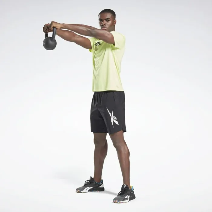 TShirts and Graphic Tees Mens Reebok Workout Ready Graphic TShirt Energy Glow