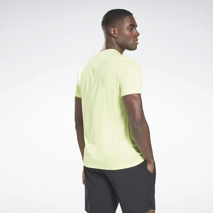TShirts and Graphic Tees Mens Reebok Workout Ready Graphic TShirt Energy Glow