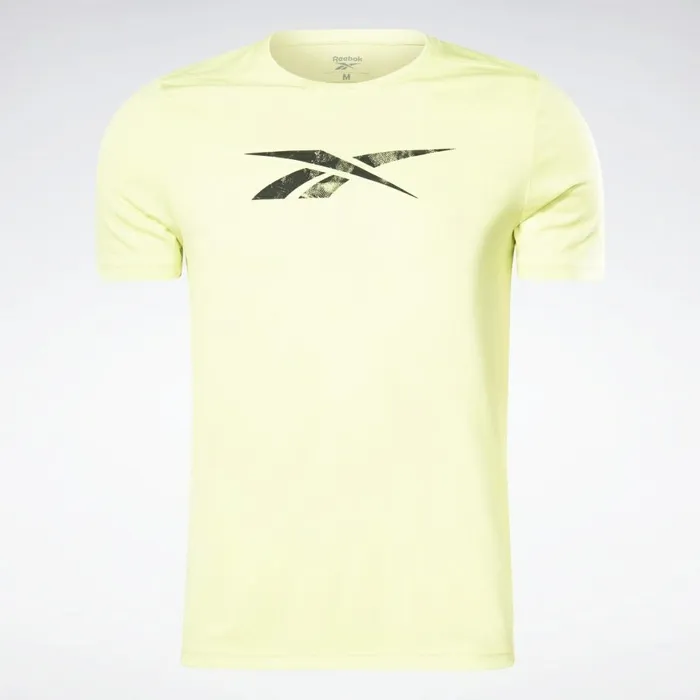 TShirts and Graphic Tees Mens Reebok Workout Ready Graphic TShirt Energy Glow