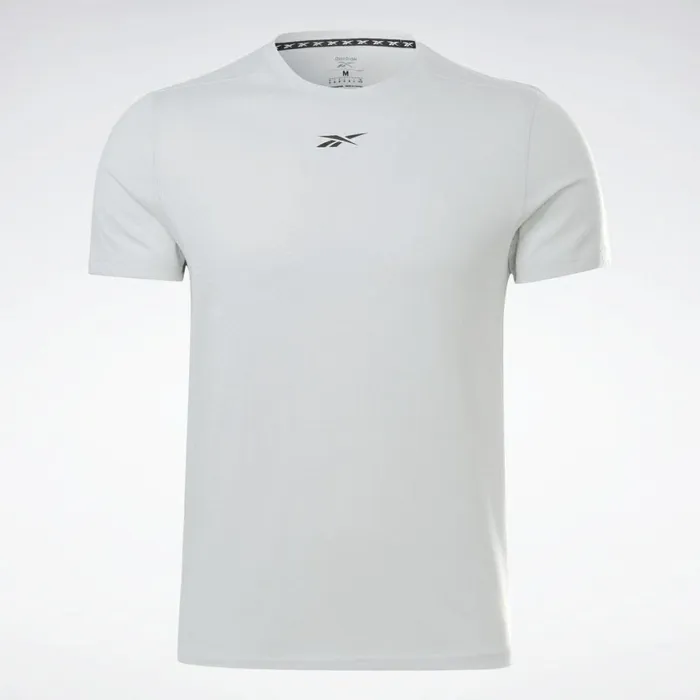 TShirts and Graphic Tees Mens Reebok Workout Ready Mesh TShirt Pure Grey 2