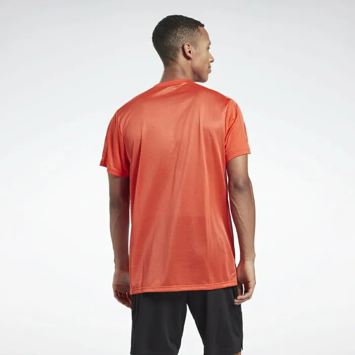 TShirts and Graphic Tees Mens Reebok Workout Ready Tech TShirt Dynamic Red