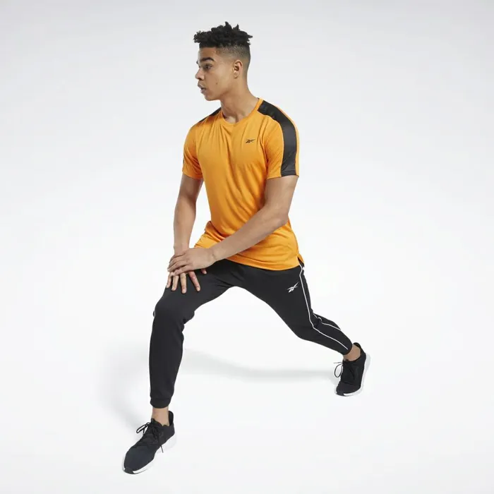 TShirts and Graphic Tees Mens Reebok Workout Ready Tech Tee High Vis Orange