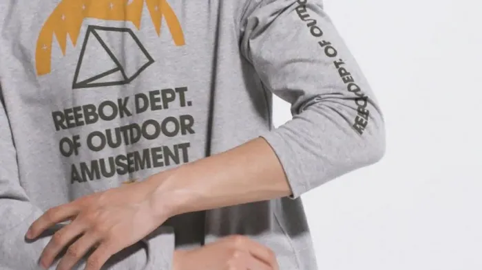 TShirts and Graphic Tees MensWomens Reebok Classics Camping Graphic TShirt Medium Grey Heather