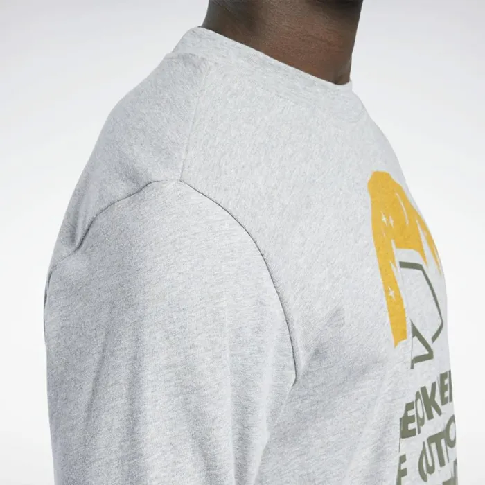 TShirts and Graphic Tees MensWomens Reebok Classics Camping Graphic TShirt Medium Grey Heather