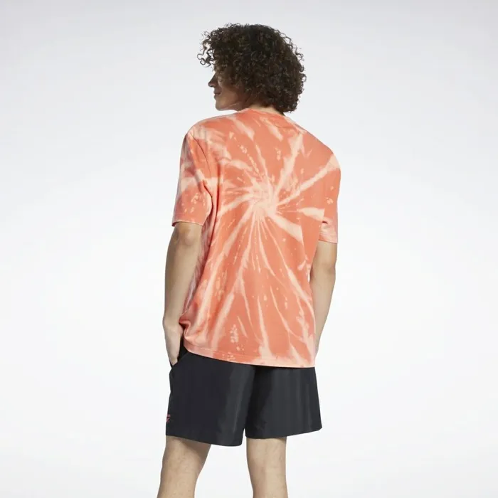 TShirts and Graphic Tees MensWomens Reebok Classics TieDye TShirt Semi Orange Flare