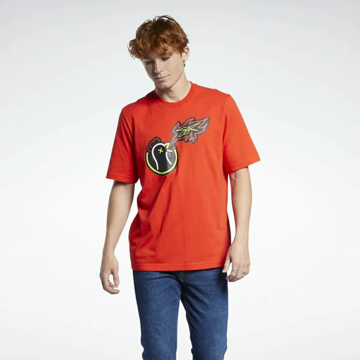 TShirts and Graphic Tees MensWomens Reebok Hot Ones Tee Instinct Red