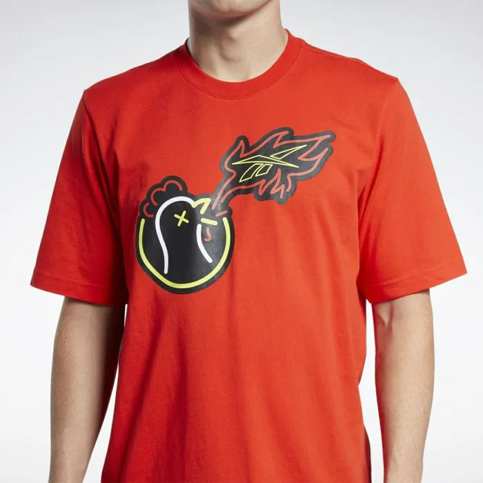 TShirts and Graphic Tees MensWomens Reebok Hot Ones Tee Instinct Red