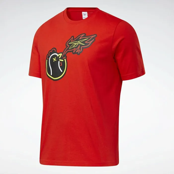 TShirts and Graphic Tees MensWomens Reebok Hot Ones Tee Instinct Red