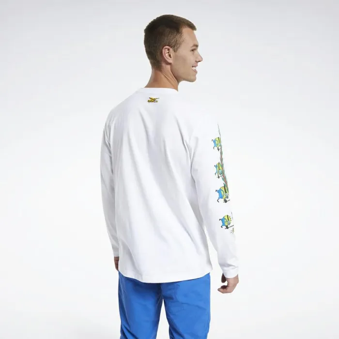 TShirts and Graphic Tees MensWomens Reebok Minion Lunar New Year Tee White