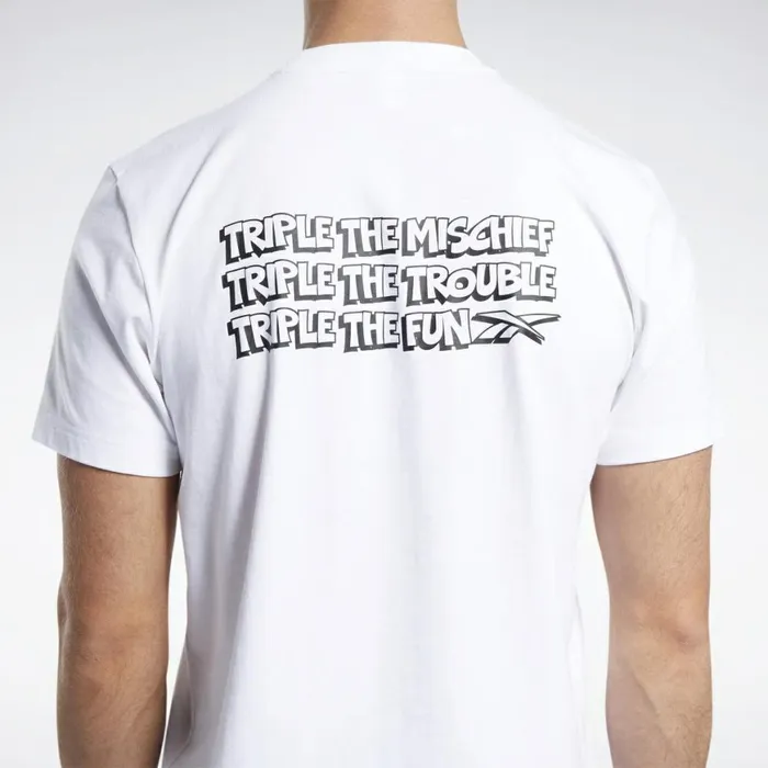 TShirts and Graphic Tees MensWomens Reebok Tom And Jerry Tee White