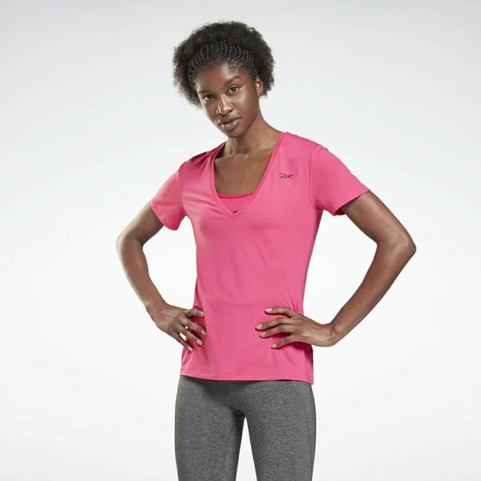 TShirts and Graphic Tees Womens Reebok Activchill Athletic TShirt Pursuit Pink TShirts and Graphic Tees Womens Reebok Activchill Athletic TShirt Pursuit Pink