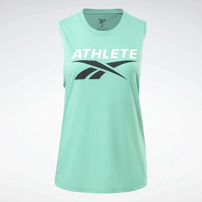 TShirts and Graphic Tees Womens Reebok Athlete Vector Tank Top Future Teal