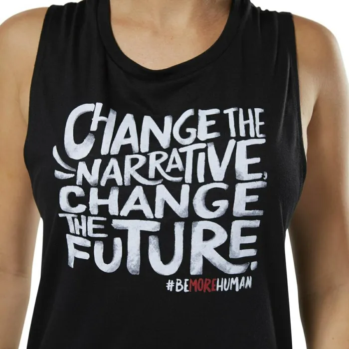 TShirts and Graphic Tees Womens Reebok Be More Human Tank Multicolor