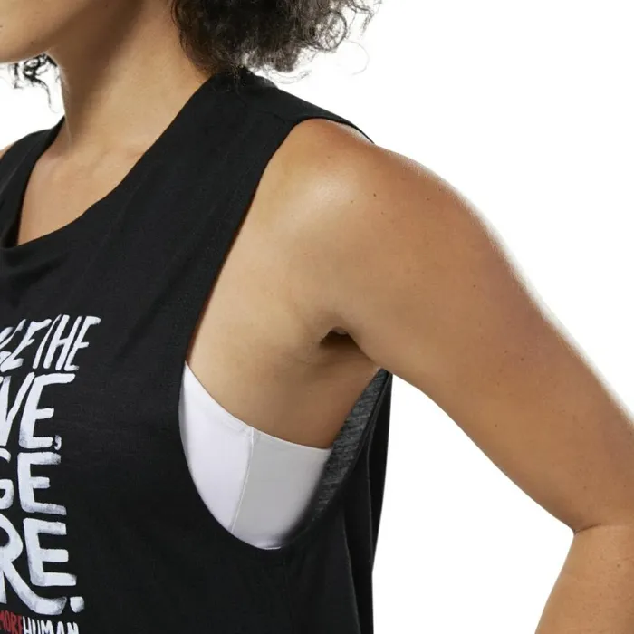 TShirts and Graphic Tees Womens Reebok Be More Human Tank Multicolor