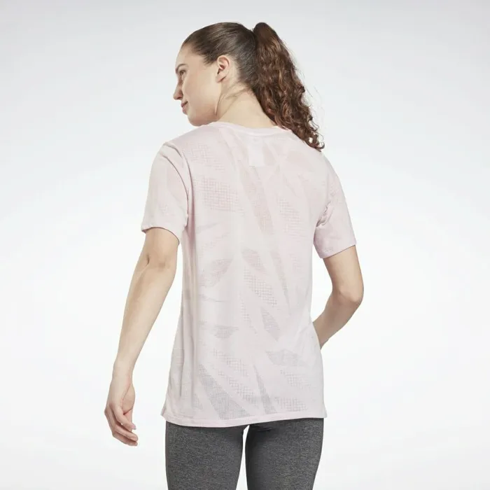 TShirts and Graphic Tees Womens Reebok Burnout TShirt Frost Berry