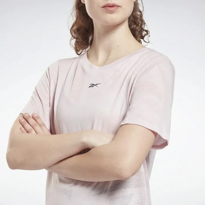 TShirts and Graphic Tees Womens Reebok Burnout TShirt Frost Berry