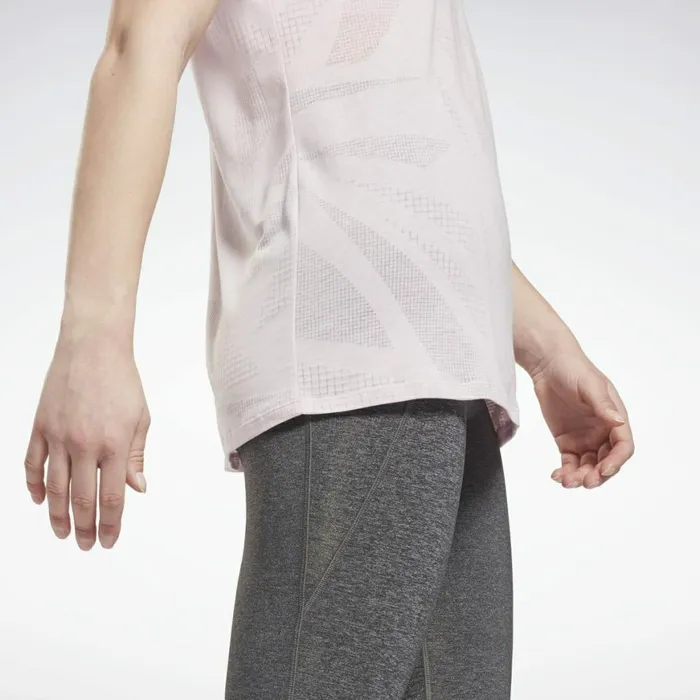 TShirts and Graphic Tees Womens Reebok Burnout TShirt Frost Berry