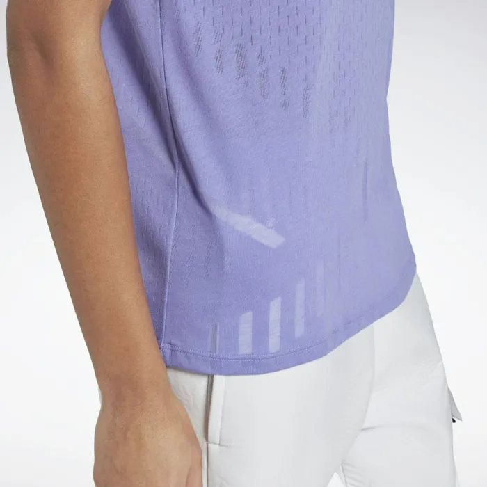 TShirts and Graphic Tees Womens Reebok Burnout TShirt Hyper Purple