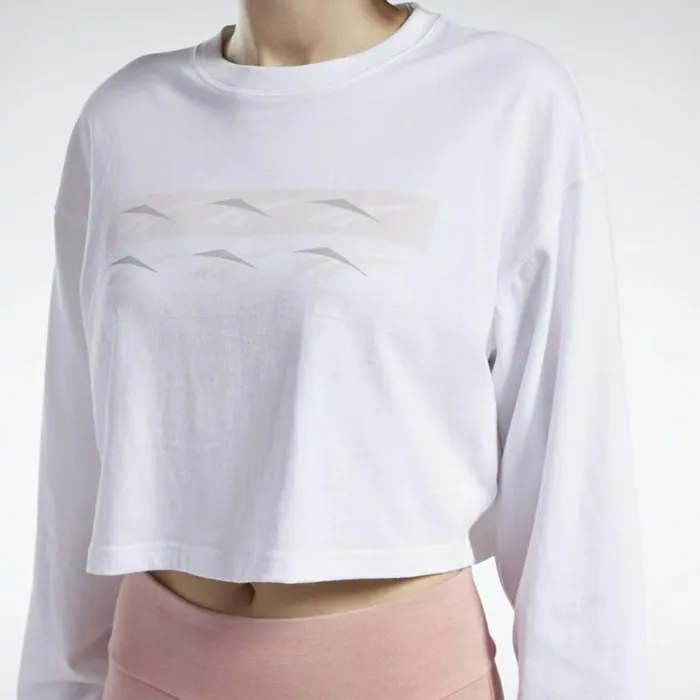 TShirts and Graphic Tees Womens Reebok Classics Long Sleeve Shirt White